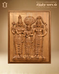 அருள்மிகு மீனாட்சி திருக்கல்யாணம் மரச்சுவர் பலகை view 1