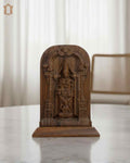 Lord Venkateshwarar Wooden Table Top – Teak Wood view 2