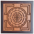 Sri Chakra Wooden Wall Panel view 1